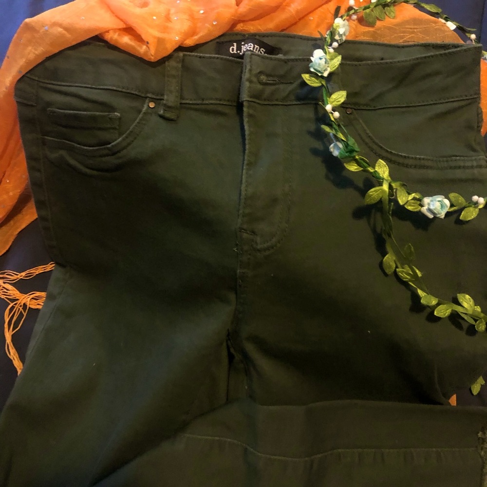 Olive green D. Jeans (ladies)